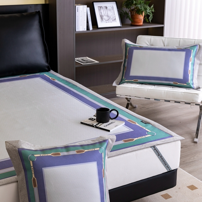 91家纺网 家纺一手货源 找家纺 本希家居 2023本希高端可水洗冰丝席-平席款 奥莉