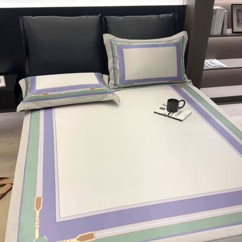 91家纺网 家纺一手货源 找家纺 本希家居 2023本希高端可水洗冰丝席-平席款 奥莉