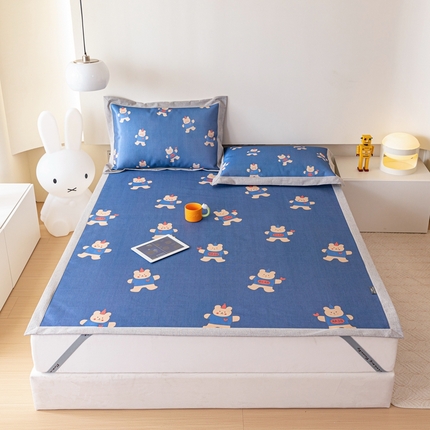 本希家居 2023新款小清新卡通款冰丝席-床席款 宝贝熊