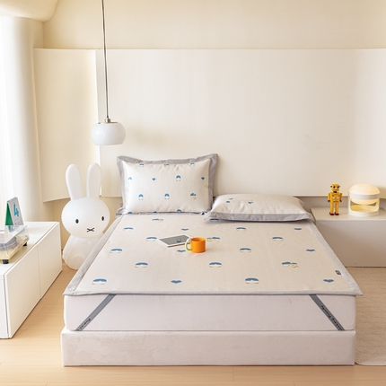 本希家居 2023新款小清新卡通款冰丝席-床席款 小小鸭