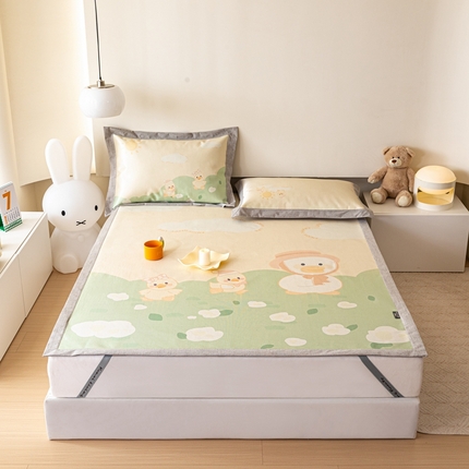 本希家居 2023新款小清新卡通款冰丝席-床席款 幸福一家