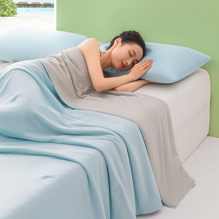 91家纺网 家纺一手货源 找家纺 （总）一加一 2025新款凉感抗菌冰冰被夏被