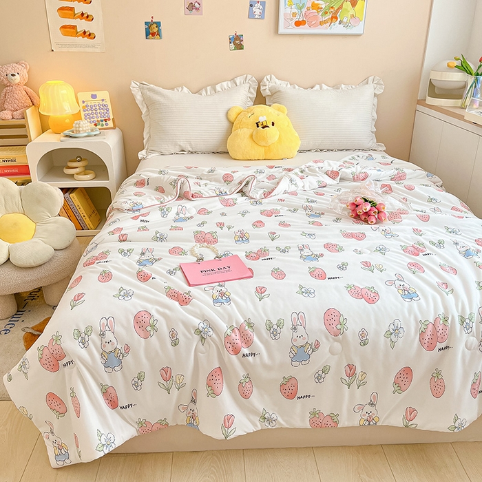 91家纺网 家纺一手货源 找家纺 （总）晨希 2023新款针织棉夏被