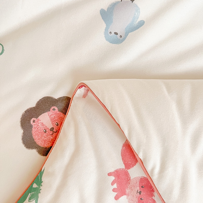 91家纺网 家纺一手货源 找家纺 晨希 2023新款针织棉夏被 吉祥熊