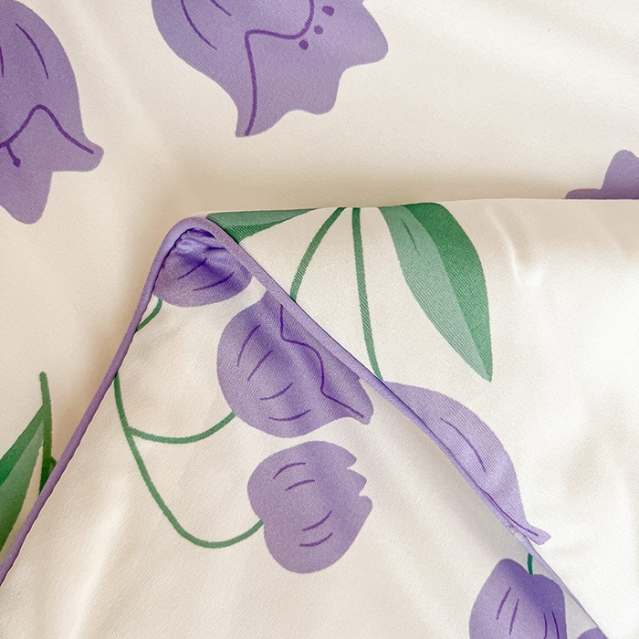 91家纺网 家纺一手货源 找家纺 晨希 2023新款针织棉夏被 郁金香