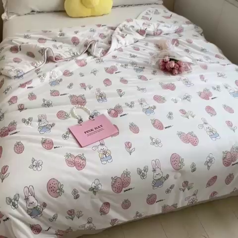 91家纺网 家纺一手货源 找家纺 （总）晨希 2023新款针织棉夏被