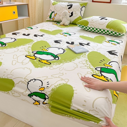 91家纺网 家纺一手货源 找家纺 （总）瑞莱 2023新款13372全棉印花单床笠单床单