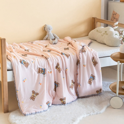 91家纺网 家纺一手货源 找家纺 （总）喜多兔儿童家纺 2023年新款针织棉空调被