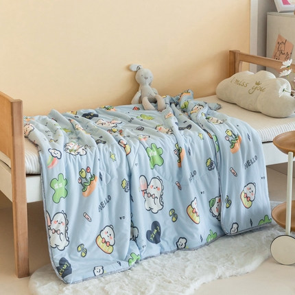 91家纺网 家纺一手货源 找家纺 （总）喜多兔儿童家纺 2023年新款针织棉空调被