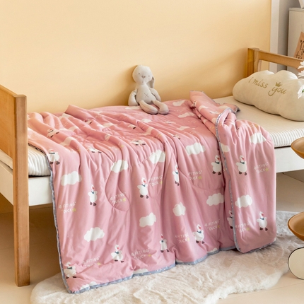 91家纺网 家纺一手货源 找家纺 （总）喜多兔儿童家纺 2023年新款针织棉空调被