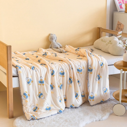 91家纺网 家纺一手货源 找家纺 （总）喜多兔儿童家纺 2023年新款针织棉空调被