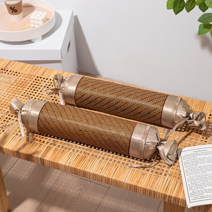 91家纺网 家纺一手货源 找家纺 （总）织布人 2023新款颈椎圆柱枕43*10*6CM