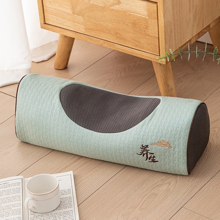 91家纺网 家纺一手货源 找家纺 （总）织布人 2023新款 养生荞麦元宝颈椎枕