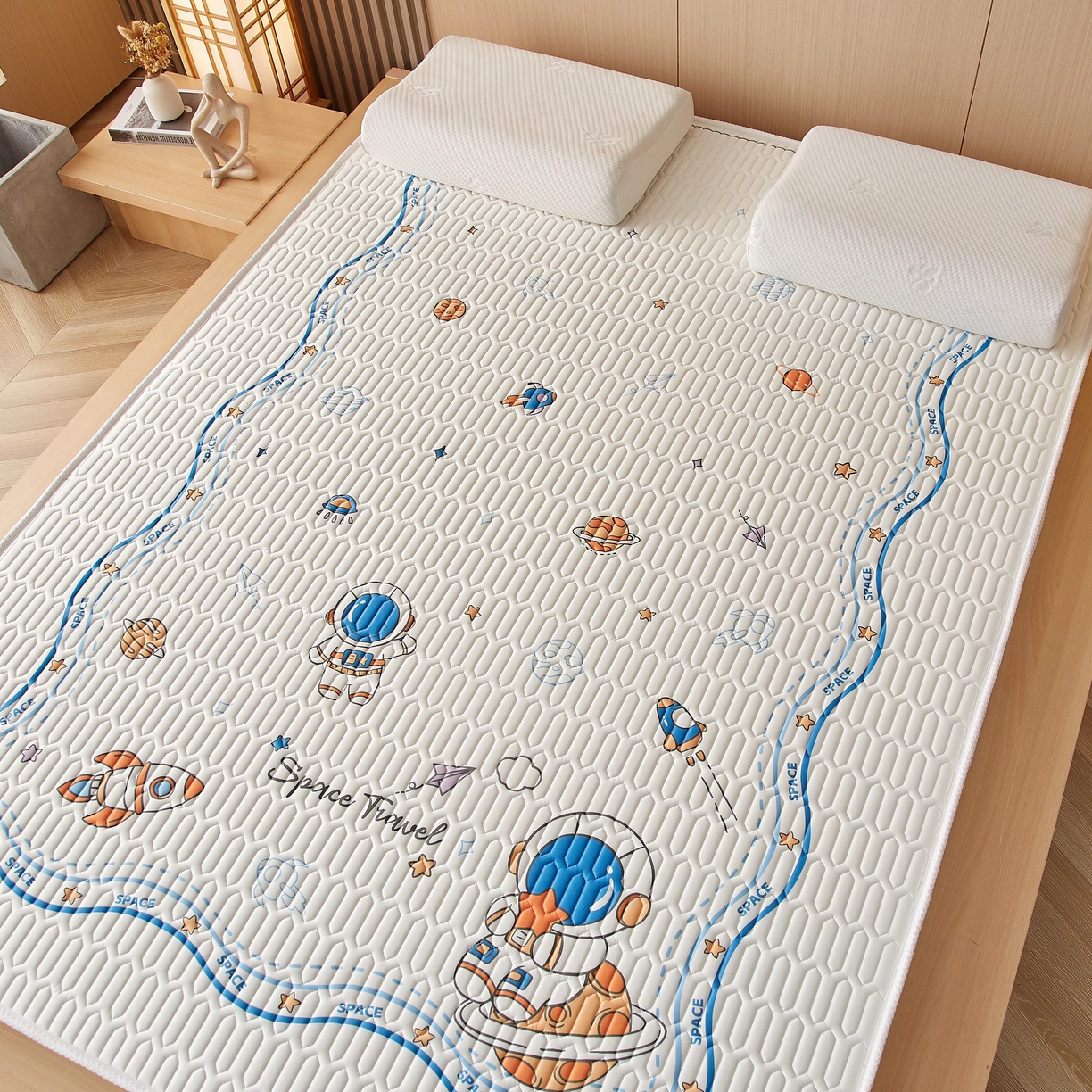 91家纺网 家纺一手货源 找家纺 时奥2023新款凉感丝椰棕垫（包邮） 宇航员