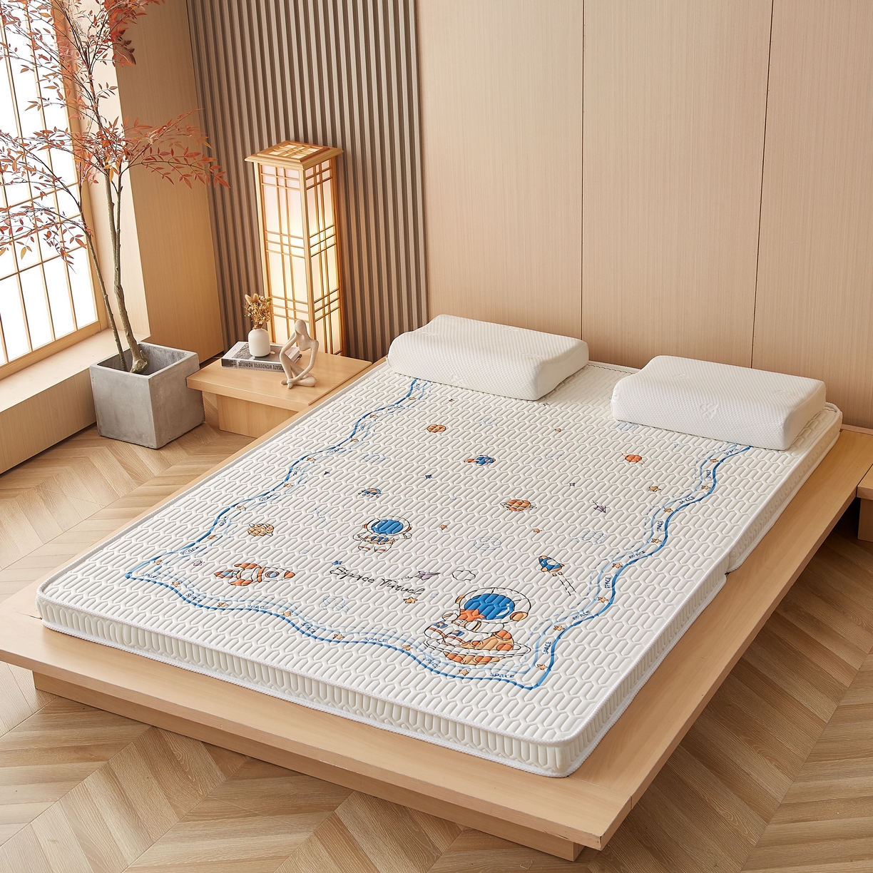 91家纺网 家纺一手货源 找家纺 （总）时奥2023新款凉感丝椰棕垫（包邮）