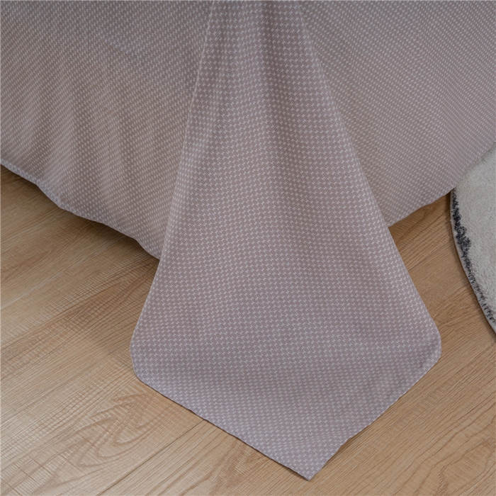 91家纺网 家纺一手货源 找家纺 茗婷2025春夏新款纯棉印花单品床单 安加尔