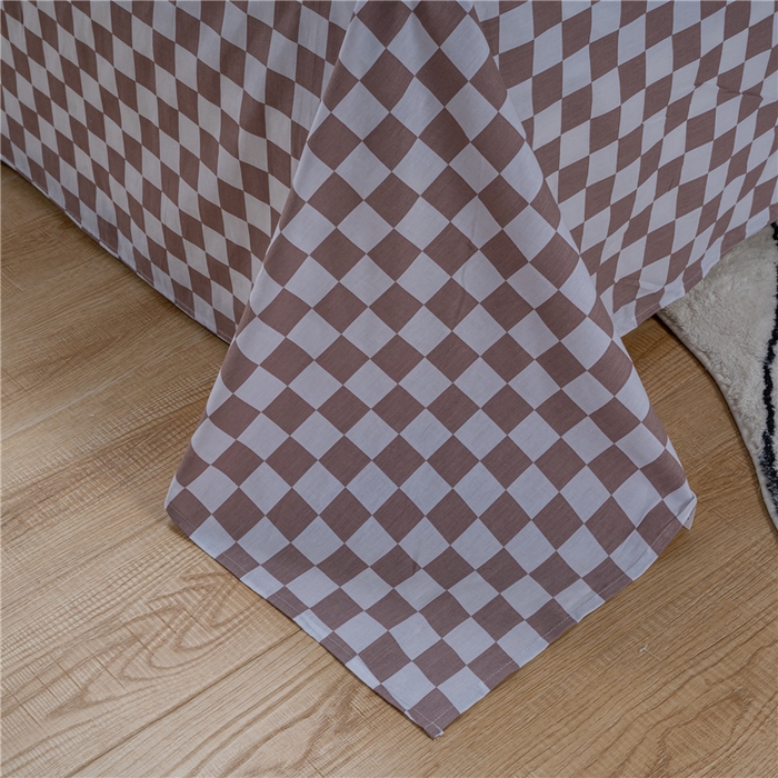 91家纺网 家纺一手货源 找家纺 茗婷2025春夏新款纯棉印花单品床单 静听花语