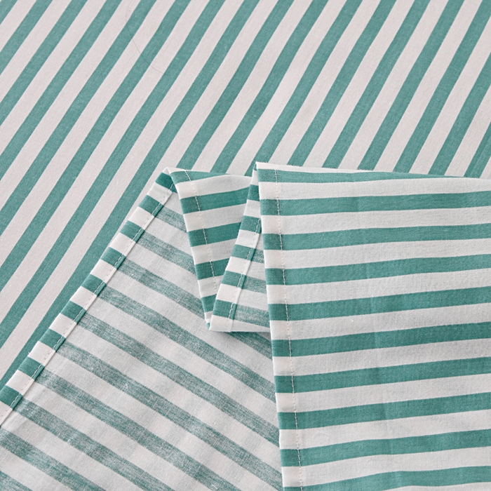 91家纺网 家纺一手货源 找家纺 茗婷2025春夏新款纯棉印花单品床单 恐龙表白绿