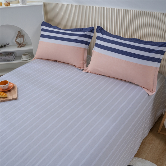 91家纺网 家纺一手货源 找家纺 茗婷2025春夏新款纯棉印花单品床单 曼城时光