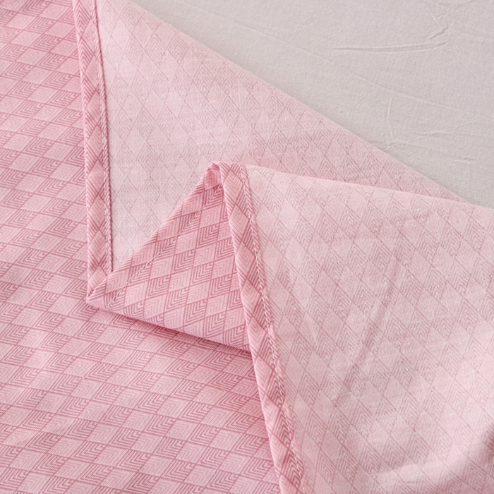 91家纺网 家纺一手货源 找家纺 茗婷2025春夏新款纯棉印花单品床单 玫瑰物语米