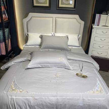 91家纺网 家纺一手货源 找家纺 （总）玖玖爱家纺 2023新款春夏秋新款天丝棉绣花四件套