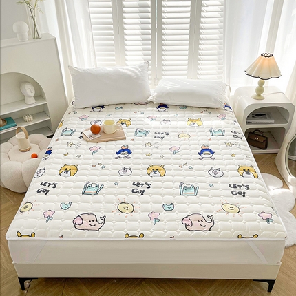 91家纺网 家纺一手货源 找家纺 （总）富威堡2023新款A类棉花床垫床褥子床护垫夹棉防滑可机洗床盖床垫软席款