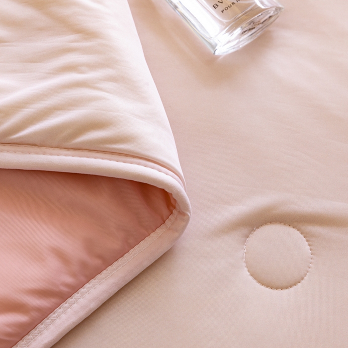 91家纺网 家纺一手货源 找家纺 摩卡 2024新品冰激凌大豆夏被 流沙