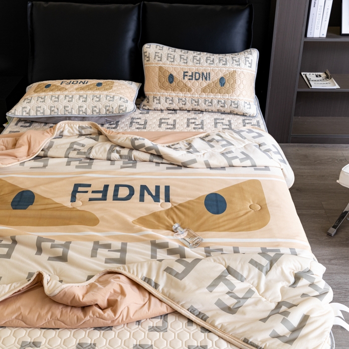 91家纺网 家纺一手货源 找家纺 摩卡 2024新品冰激凌大豆夏被 迷你