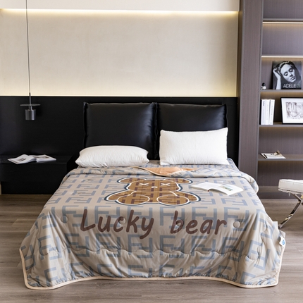 91家纺网 家纺一手货源 找家纺 （总）摩卡 2024新品冰激凌大豆夏被