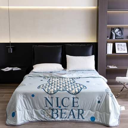 91家纺网 家纺一手货源 找家纺 （总）摩卡 2024新品冰激凌大豆夏被