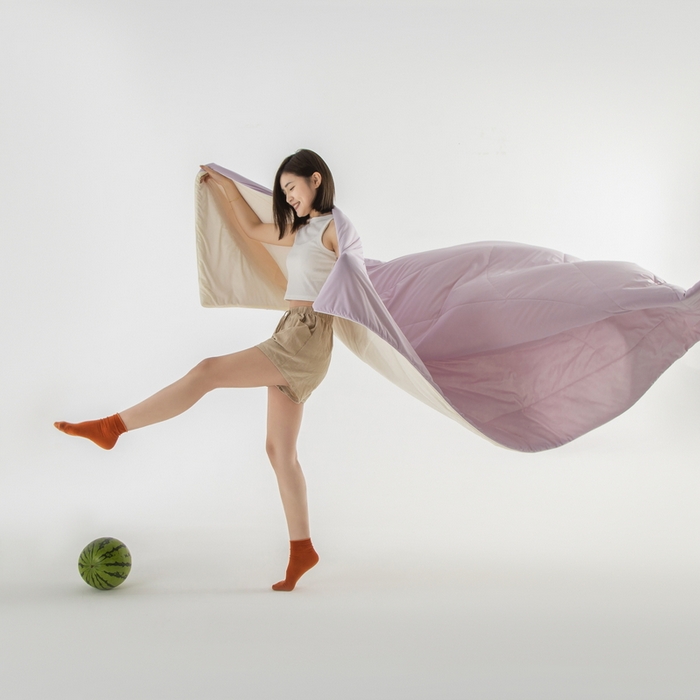 91家纺网 家纺一手货源 找家纺 （总）佳居缘 2023新款A类冰川凉感瓜瓜被（锦氨）