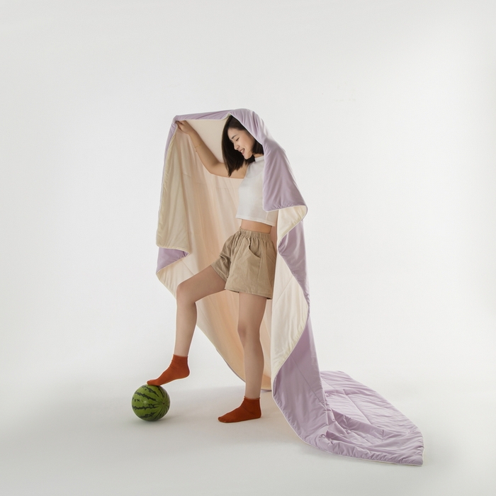 91家纺网 家纺一手货源 找家纺 （总）佳居缘 2023新款A类冰川凉感瓜瓜被（锦氨）