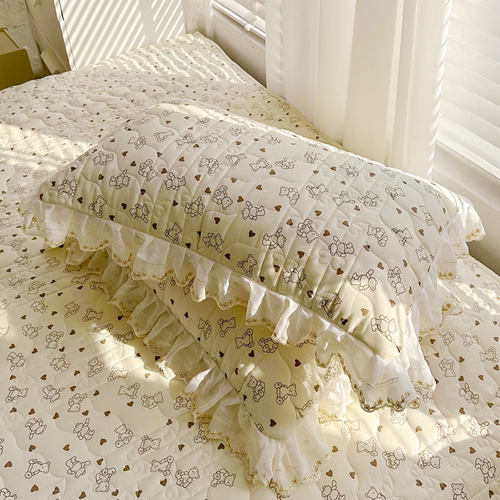 91家纺网 家纺一手货源 找家纺 宜凡家纺 全棉床盖夏被四件套 布莱熊