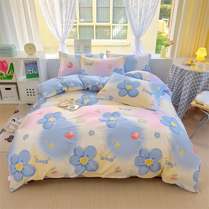 91家纺网 家纺一手货源 找家纺 （总）尚帛 2024新款12868全棉印花四件套