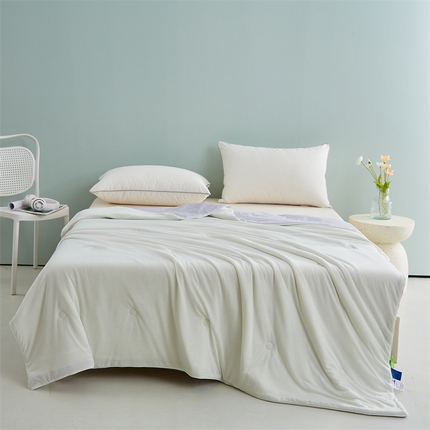 喜多兔 2023新款锦纶小冰果凉感丝夏被 小冰果-绿灰