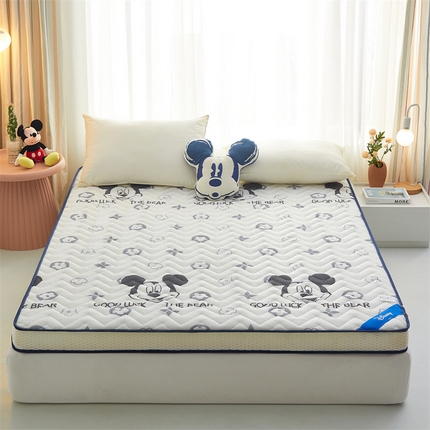 星月床垫 新款3D网孔面料迪士尼成人乳胶床垫 四叶草米奇