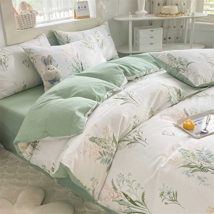 91家纺网 家纺一手货源 找家纺 多品家纺 2023新款13070全棉单被套暗线 风雅