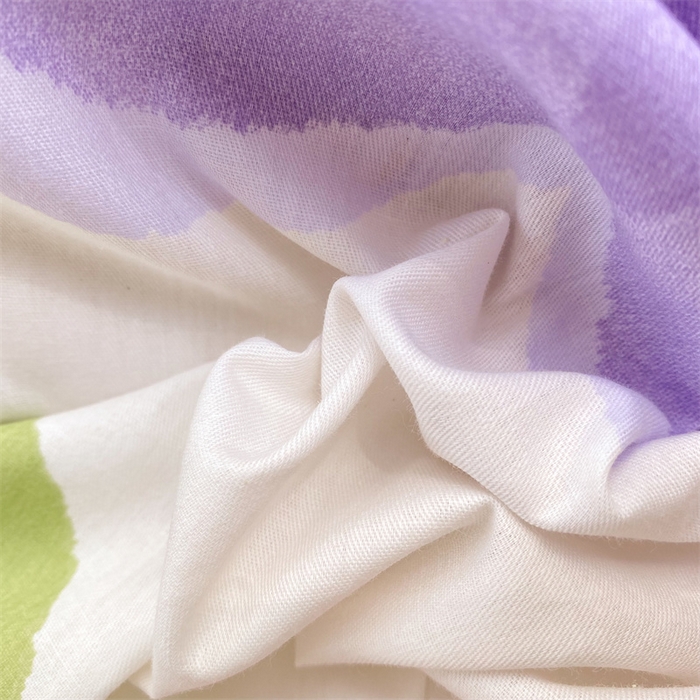 91家纺网 家纺一手货源 找家纺 多品家纺 2023新款13070全棉单被套暗线 美妙之夏