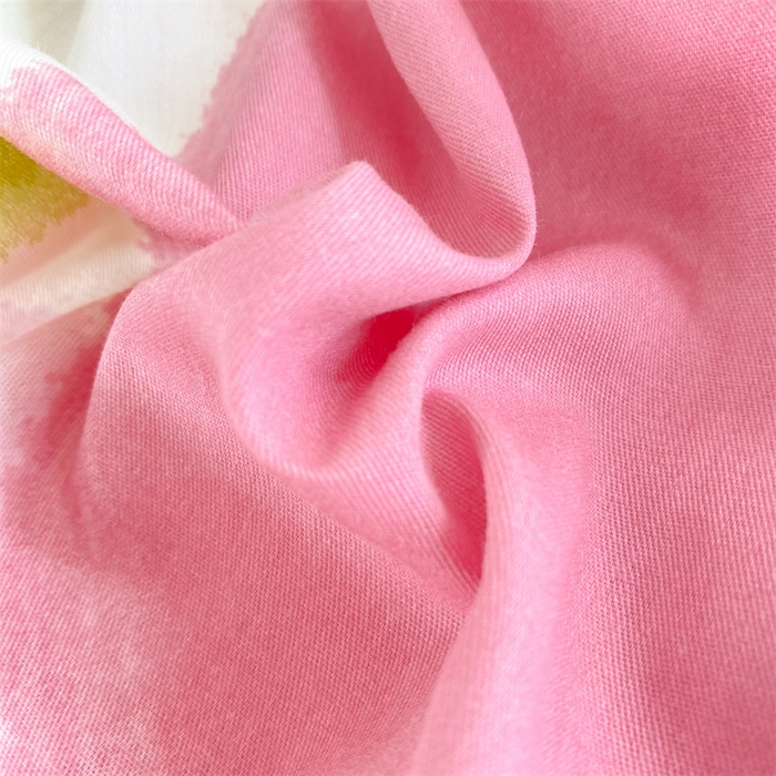 91家纺网 家纺一手货源 找家纺 多品家纺 2023新款13070全棉单被套暗线 素馨花恋-粉