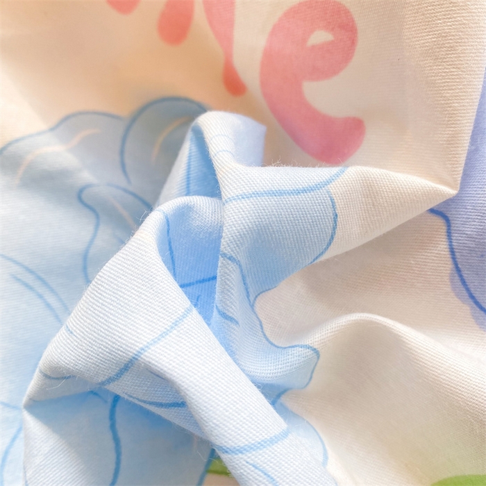 91家纺网 家纺一手货源 找家纺 多品家纺 2023新款13070全棉单被套暗线 温婉佳人