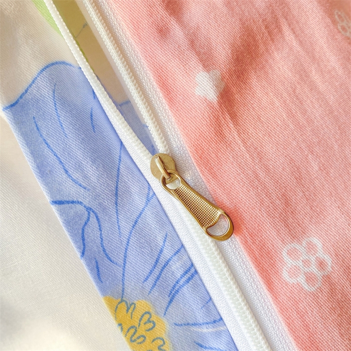 91家纺网 家纺一手货源 找家纺 多品家纺 2023新款13070全棉单被套暗线 温婉佳人