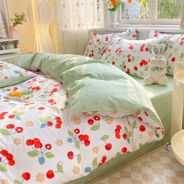 91家纺网 家纺一手货源 找家纺 多品家纺 2023新款13070全棉单被套暗线 萱梦