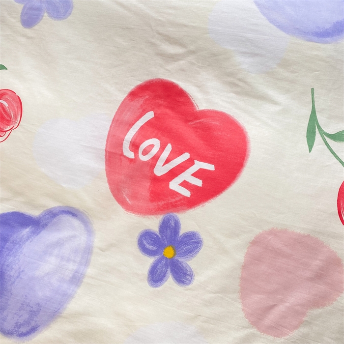 91家纺网 家纺一手货源 找家纺 多品家纺 2023新款13070全棉单被套暗线 萱梦