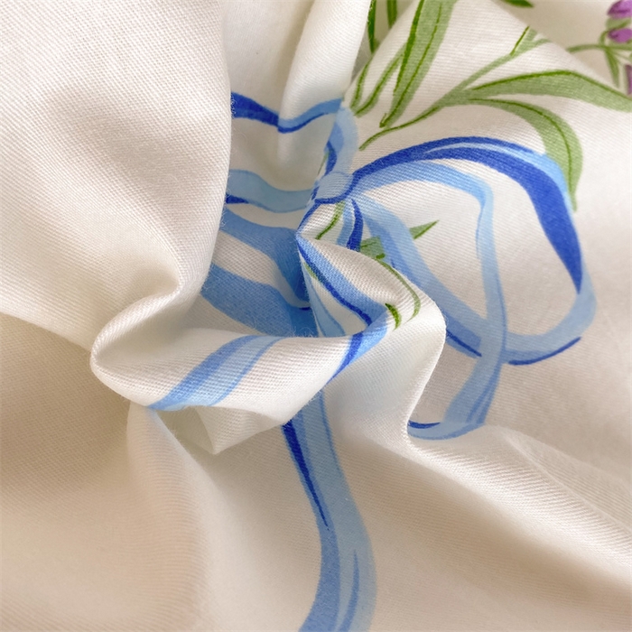 91家纺网 家纺一手货源 找家纺 多品家纺 2023新款13070全棉单被套暗线 悦动心妍