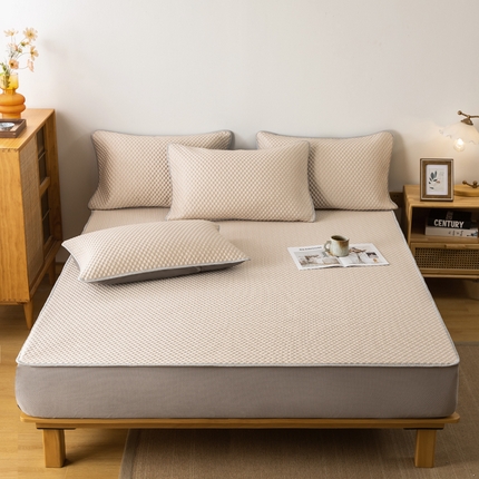 91家纺网 家纺一手货源 找家纺 （总）凡客 2023新款冰豆豆床笠款学生宿舍