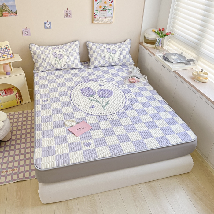 91家纺网 家纺一手货源 找家纺 （总）慕澄家纺 2023新款大版床笠款乳胶凉席