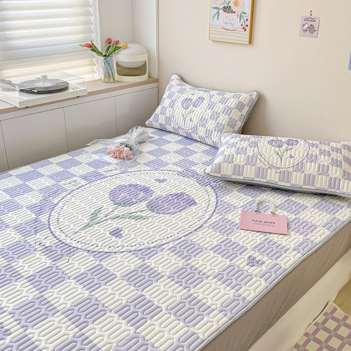 91家纺网 家纺一手货源 找家纺 （总）慕澄家纺 2023新款大版床笠款乳胶凉席