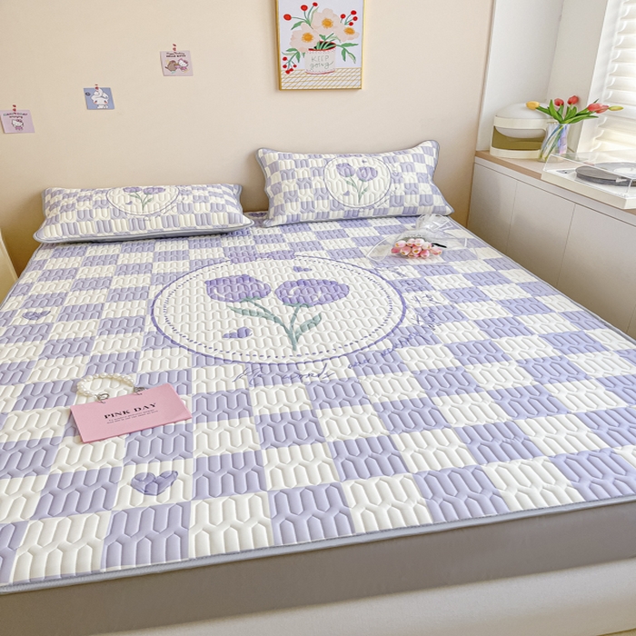 91家纺网 家纺一手货源 找家纺 （总）慕澄家纺 2023新款大版床笠款乳胶凉席