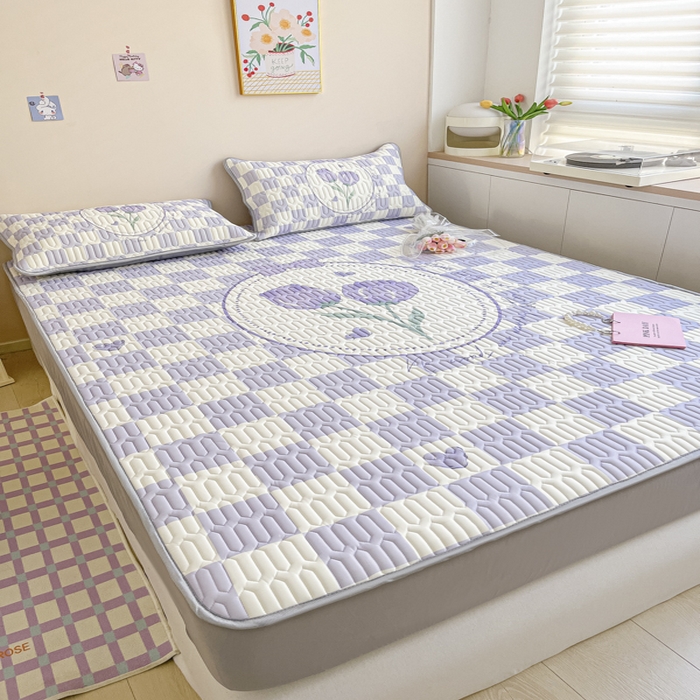 91家纺网 家纺一手货源 找家纺 （总）慕澄家纺 2023新款大版床笠款乳胶凉席