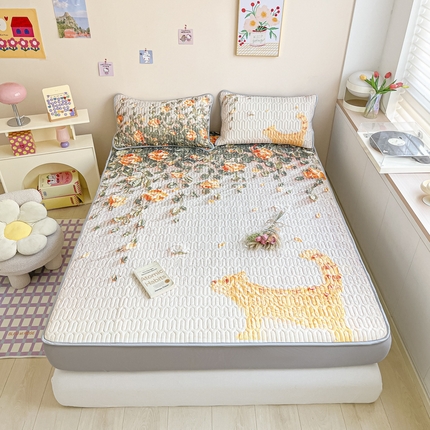 慕澄家纺 2023新款大版床笠款乳胶凉席 床笠款-风吹一夏